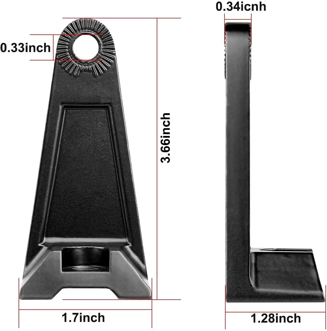 Side Brackets, Part Light Bar Mounting Brackets Kit Universal Side Mount Offroad Truck LED Bar Mounts 2 Pack