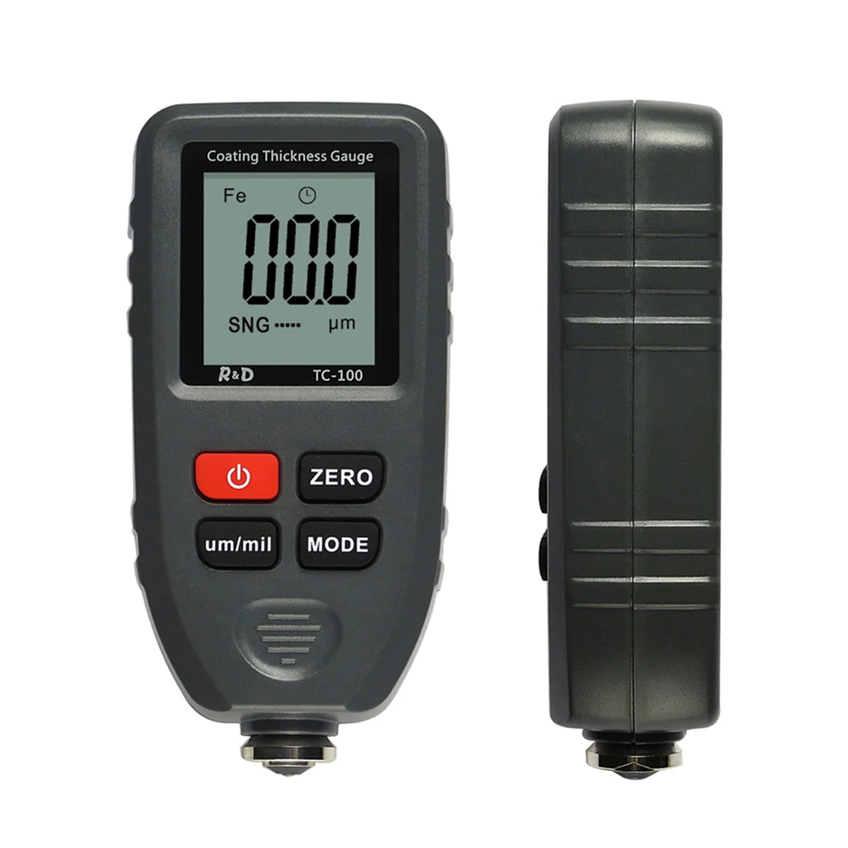 A002 TC100 قياس سمك الطلاء 0.1um/0-1300 طلاء السيارات فيلم أداة قياس السمك أداة الطلاء اليدوي