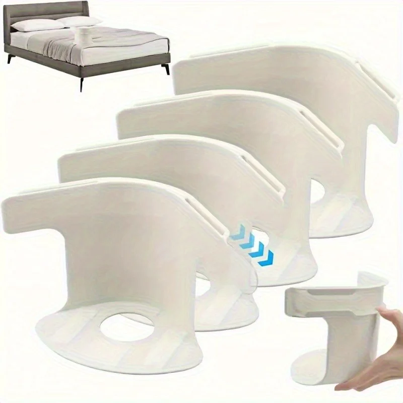 حامل ملاءة سرير مع شريط قفل، قفل مرتبة مضاد للانزلاق، واقي سرير بمقبض أمان، سهل التركيب، مادة PVC متينة #1