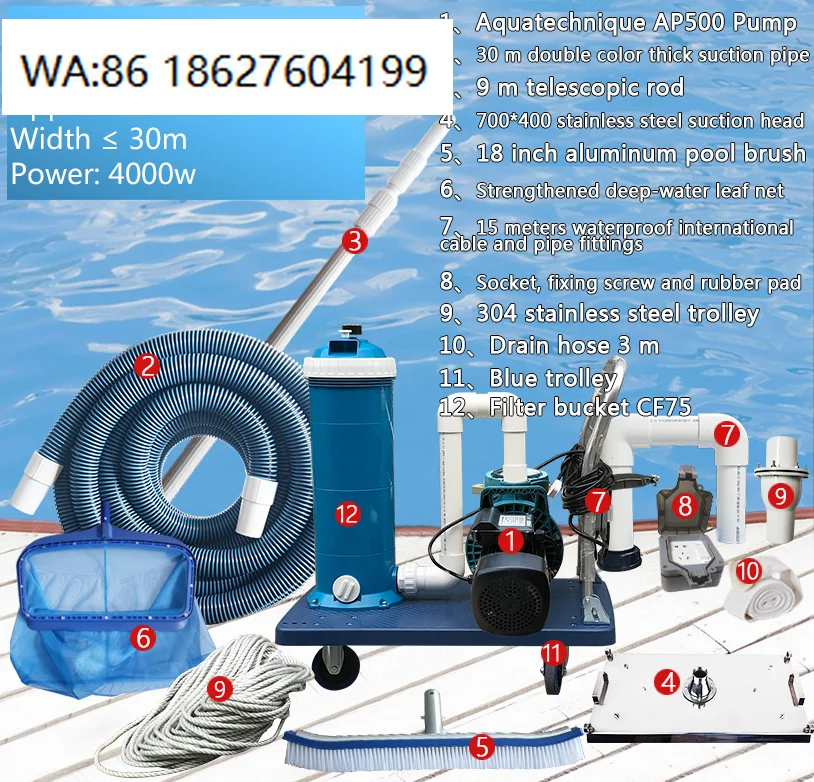 Smart Pool Cleaner Dual Motors Lithium Battery Supplier Swimming