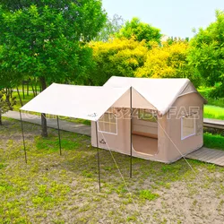 High quality oxford fabric air tube bell tent blow up tourist house camping tent outdoor portable inflatable house tent