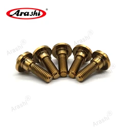 Arashi M8 x 22mm Brake Disc Rotor Mounting Bolts Motorcycle Disk Titanium Screws For HONDA YAMAHA SUZUKI BMW KAWASKI Accessories