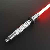 LGT Saberstudio Shin Hati Xenopixel Lightsaber Metal Hilt Force Heavy Dueling Light Saber with Bluetooth Sensitive Smooth Swing