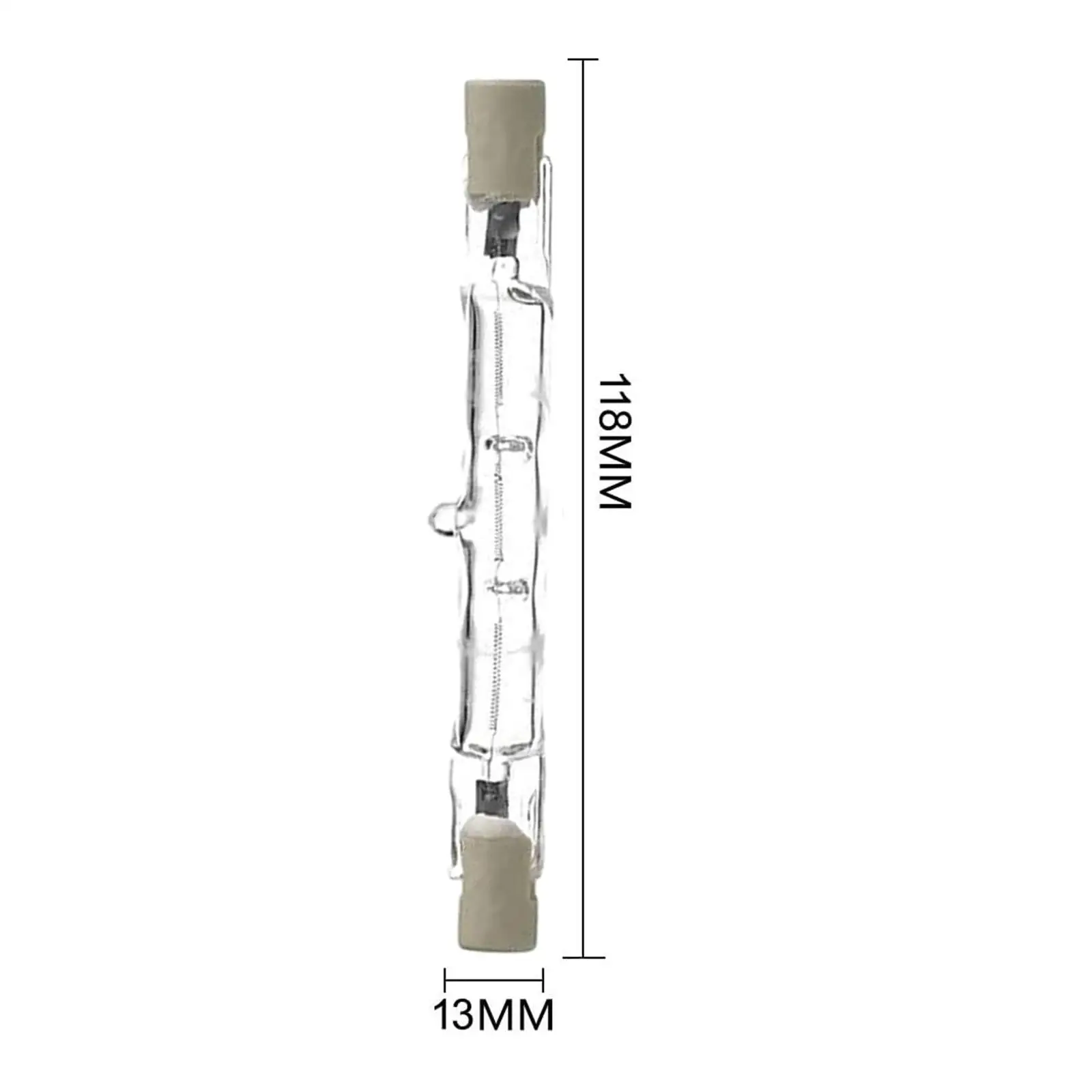 Bombilla lineal halógena regulable, 22-240V, para farola de paisaje, paquete de 2-6 unidades