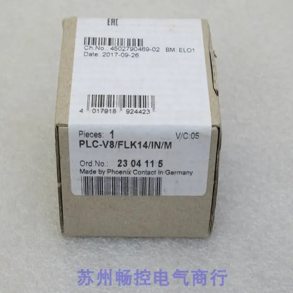 

New PHCENIX CONTACT System Connector PLC-V8/FLK14/IN/M Spot 2304115