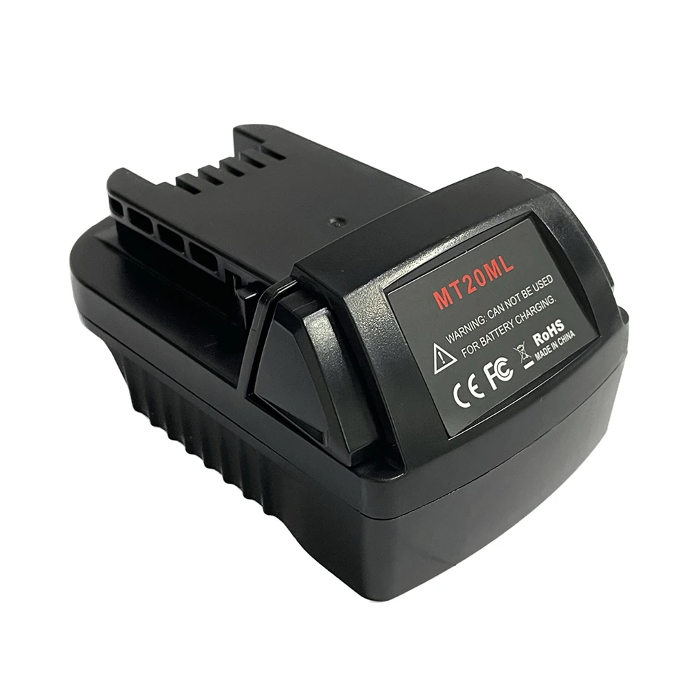 Imagem -03 - Adaptador de Bateria Makita Conversor de Bateria Milwaukee M18 Ferramentas 18v Mt20ml