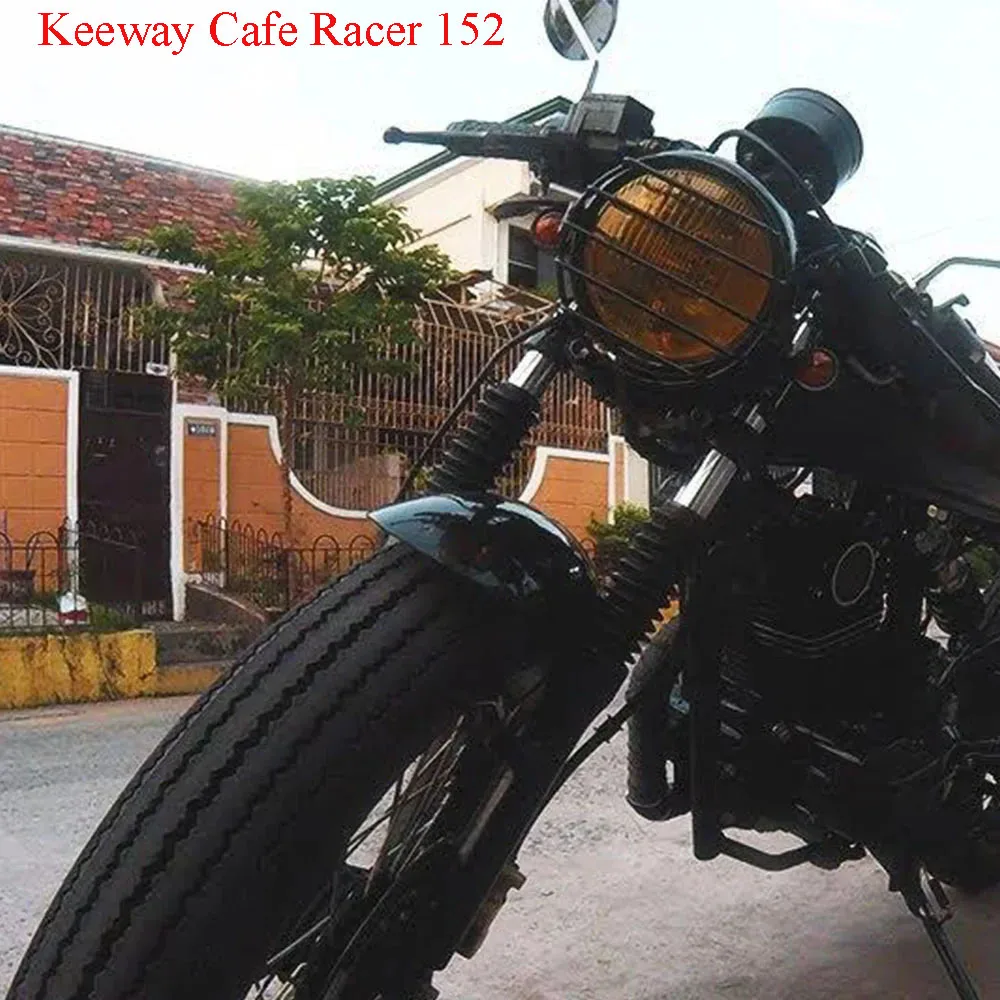 

Motorcycle Fit Keeway Cafe Racer 152 Lampshade Headlamp Guard For Keeway Cafe Racer152 Cafe Racer 152 New