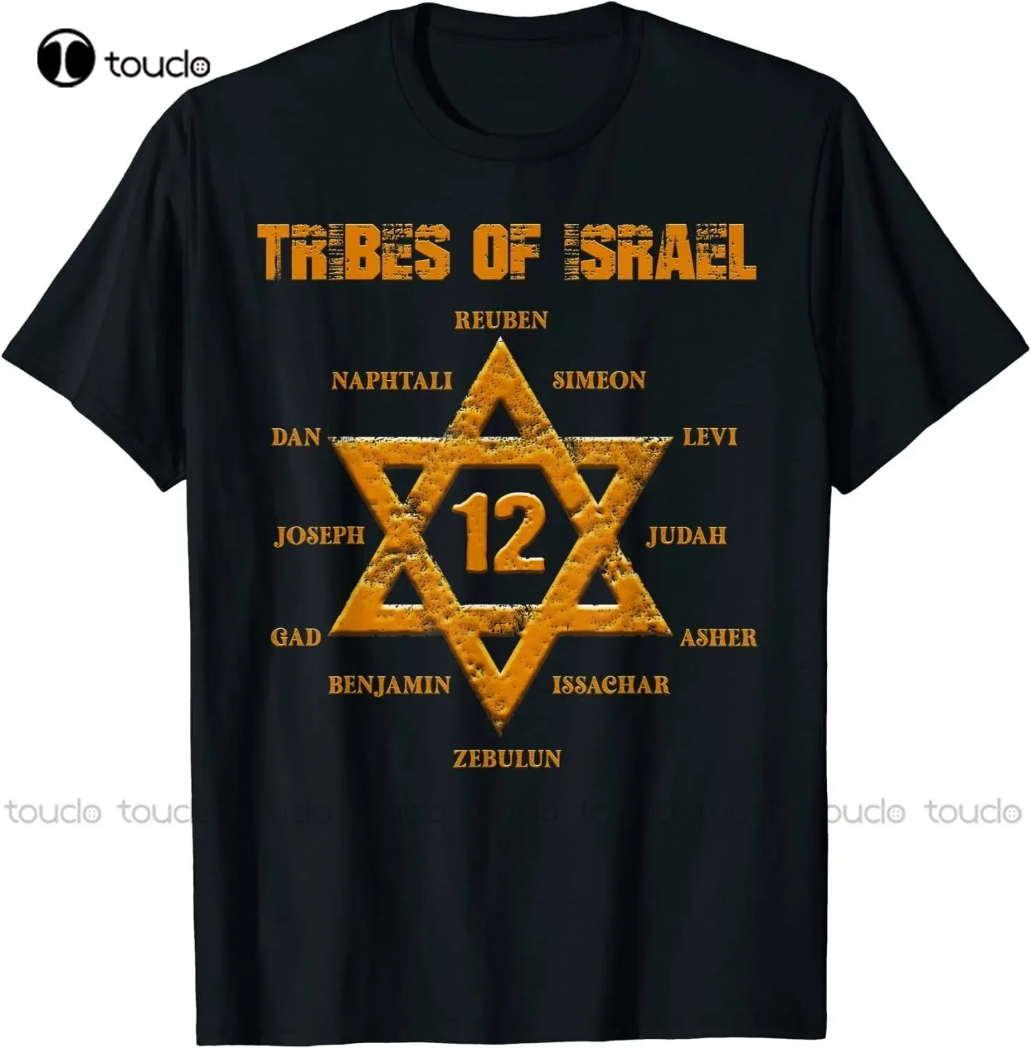  12 Twelve Tribes Of Israel Hebrew Israelite Judah Jerusalem T-Shirt S-3Xl T Shirts For Women Graphic Xs-5Xl Printed Tee