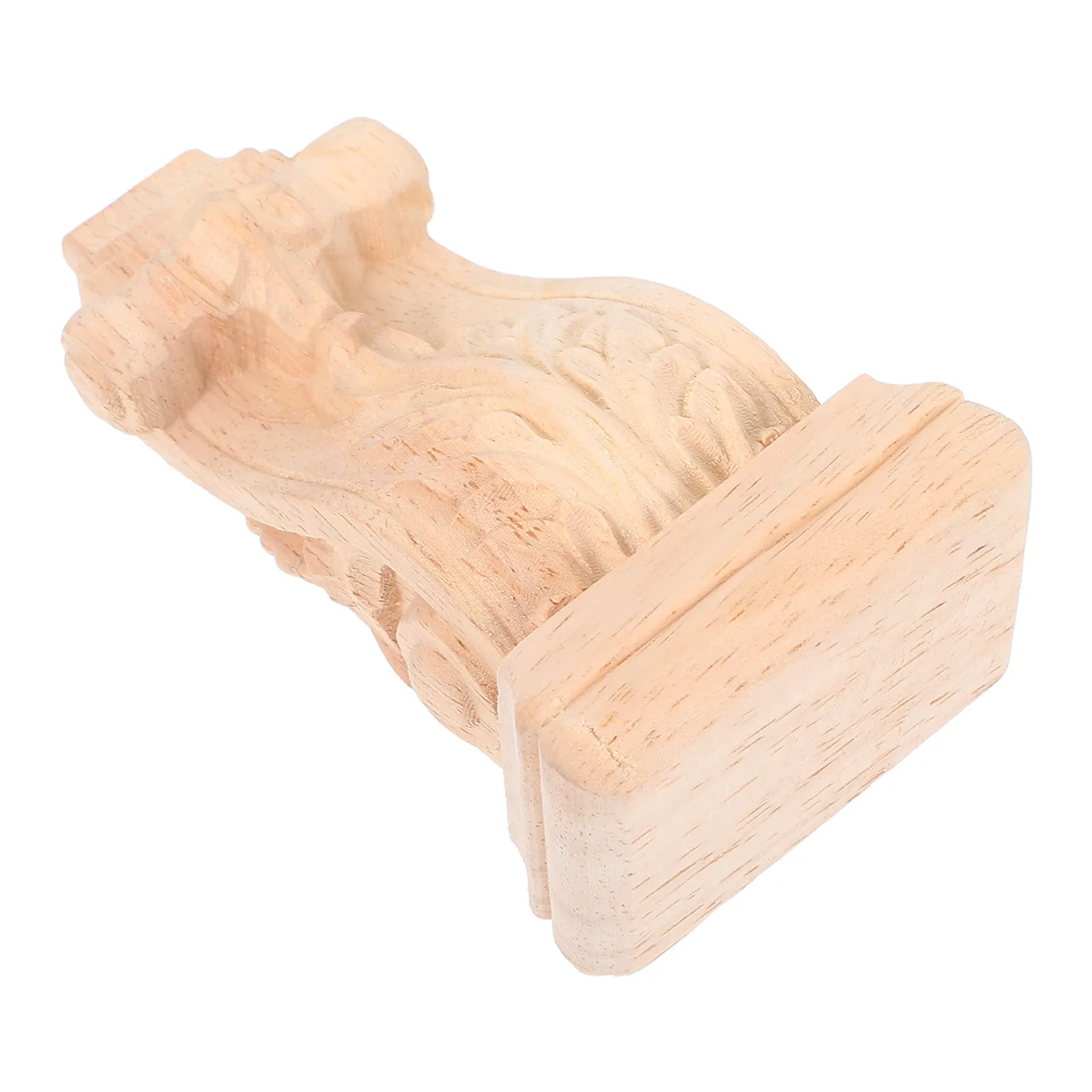 

1pcs Solid Wood Roman Column Corbels Decorative Wall Shelf Brackets Vintage Corner Moulding Trim Durable Elegant Design Home