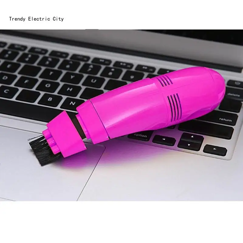 R9CD USB Keyboards Cleaner PC Laptop Cleaner Computer Vacuum Cleaning Accessories Remove Dust Brush Office Desk Multi-Purpose