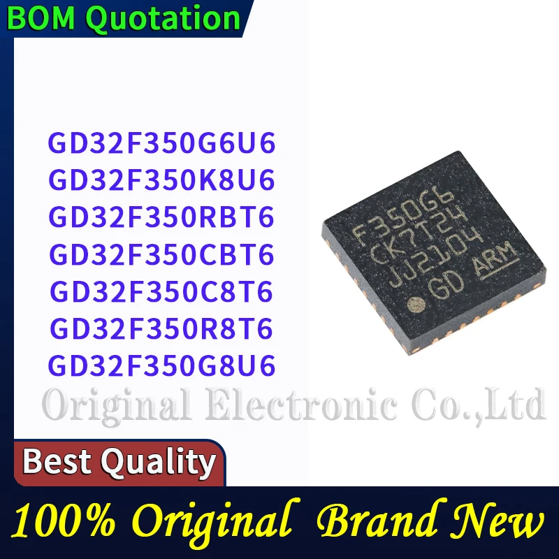 GD32F350G6U6 GD32F350K8U6 GD32F350RBT6 GD32F350CBT6 GD32F350C8T6 GD32F350R8T6 GD32F350G8U6 In stock Custom phone case