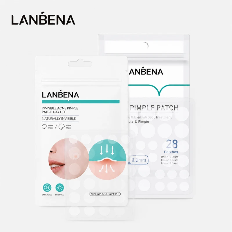 LANBENA réparation acné Patch soins de la peau du visage estompe les imperfections boutons marques fermées acné imperfections couverture acné bouton réparation Patch