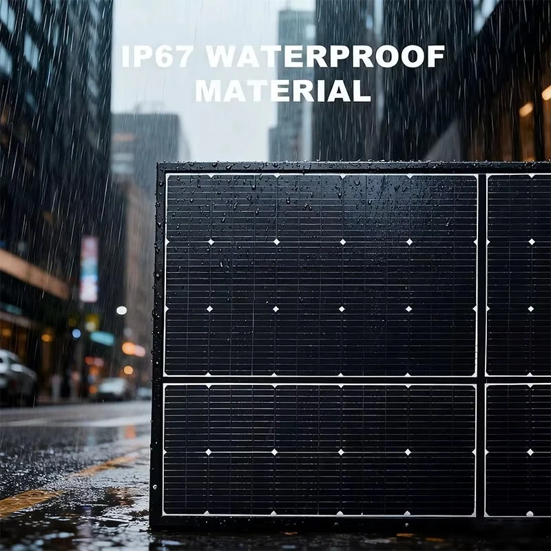FB93 600W Foldable Monocrystalline Solar Panel IP65 Waterproof 44V High Efficiency Solar Generator/Charger Power Station