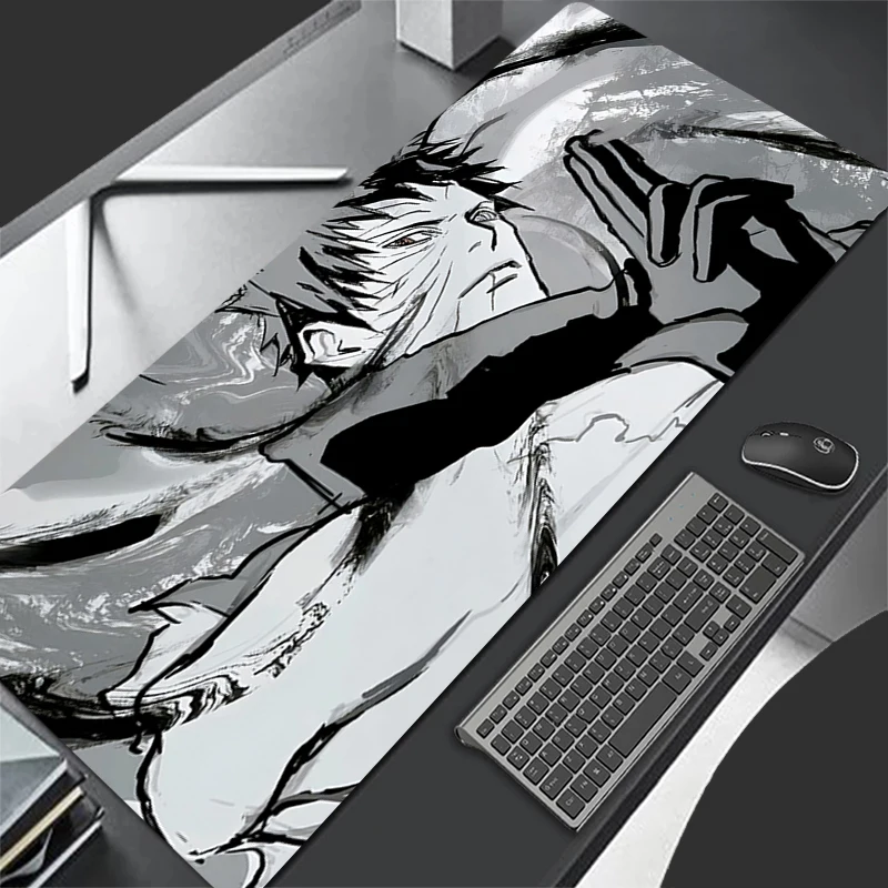 Mouse Pad Anime Carpe Large Naruto Obito Uchiha PC Gamer Computer Mausepad Varmilo Keyboard Gaming Accessories Extended Desk Mat - view 5