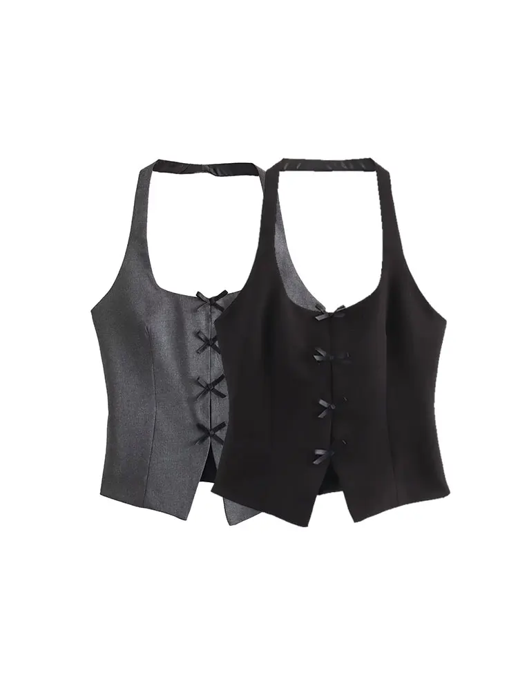2024 Halter Top Women Off Shoulder Top Female Backless Sexy Tops Woman Bustier Tops