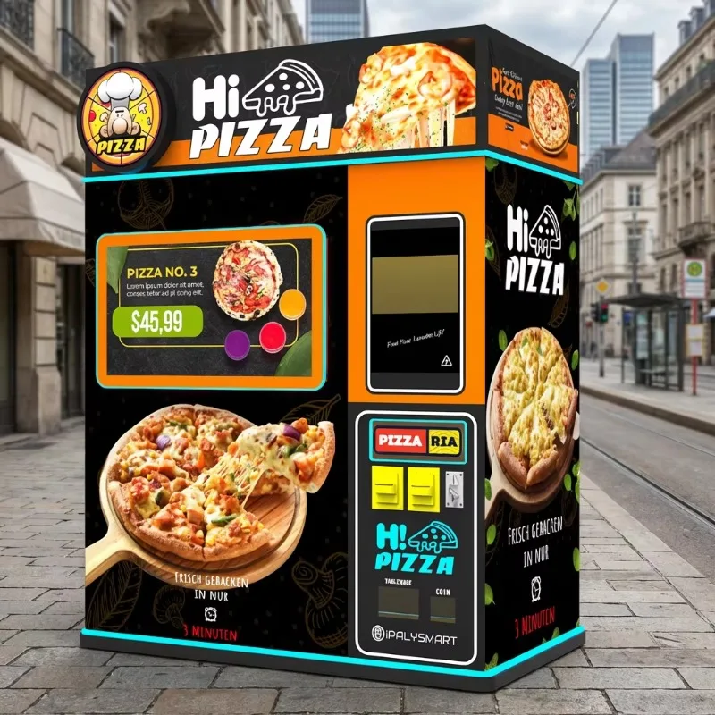Customized Commercial Automatic Pizza Vending Machine Self Service for Convenience Store Supermarket and Shopping Mall