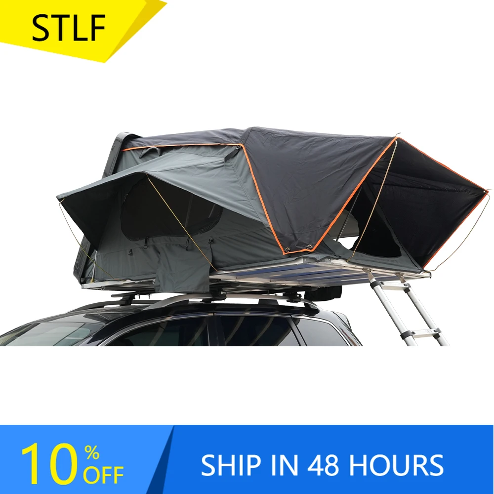 

Deren High QualityHot Sale 4-5 Persons Luxury Roof Top Tent Automatic ABS Hard Shell Car Roof Tents With Annex And Awning