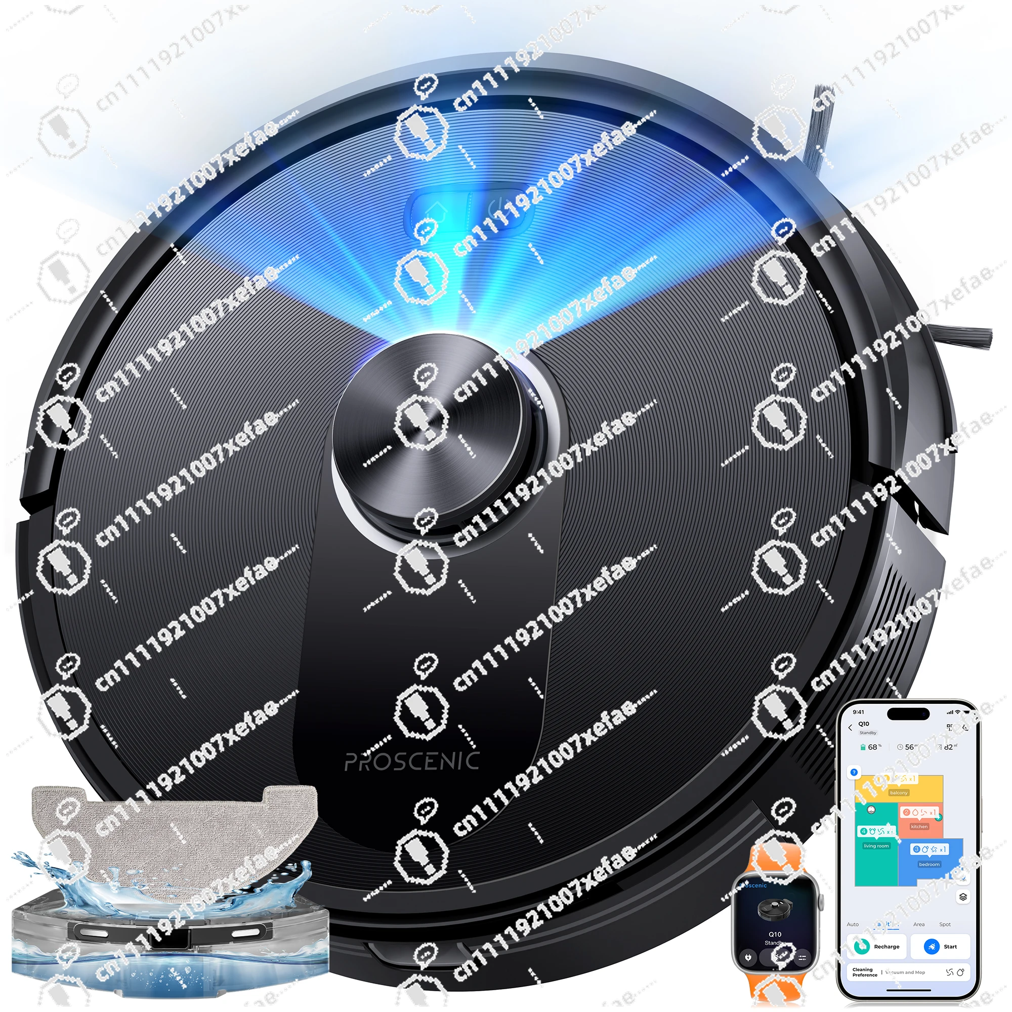 Q10 robot vacuum cleaner automatic intelligent household cleaning two-in-one wet and dry vacuum mop