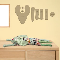YOMDID 8pcs Memory Dog Crafts Kraft Templates Paddy Dog Styling Quilting Stencils DIY Kraft Stencil Sewing Tool Set  Gift