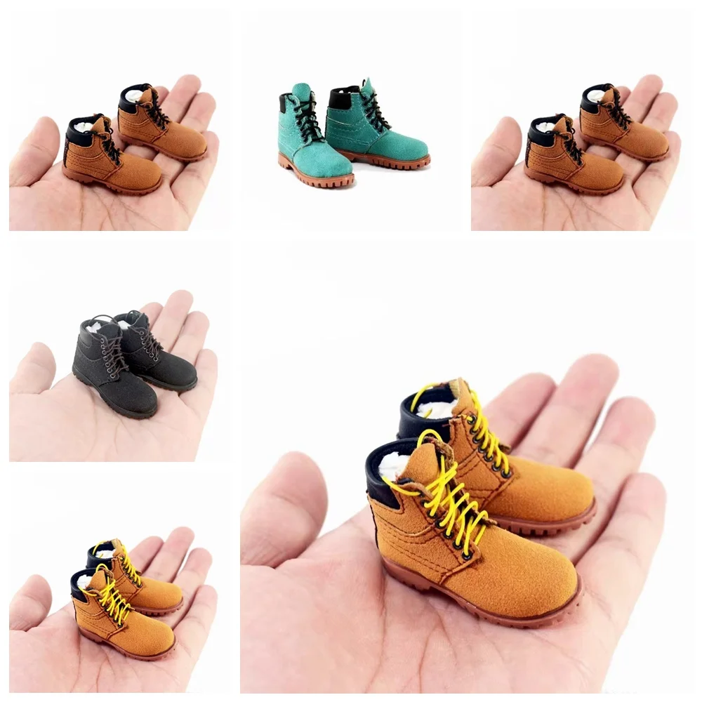 Мужские ботинки Martin в масштабе 1/6, обувь, высокие ботинки ручной работы, походные ботинки, модель обуви Для 12-дюймового экшн-боди со съемными ножками