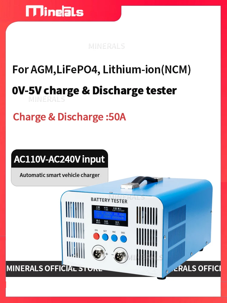 Verzending vanuit Spanje EBC-A50L 0V-5V Batterijcapaciteitstester LFP4 Batterijtester - afbeelding 2