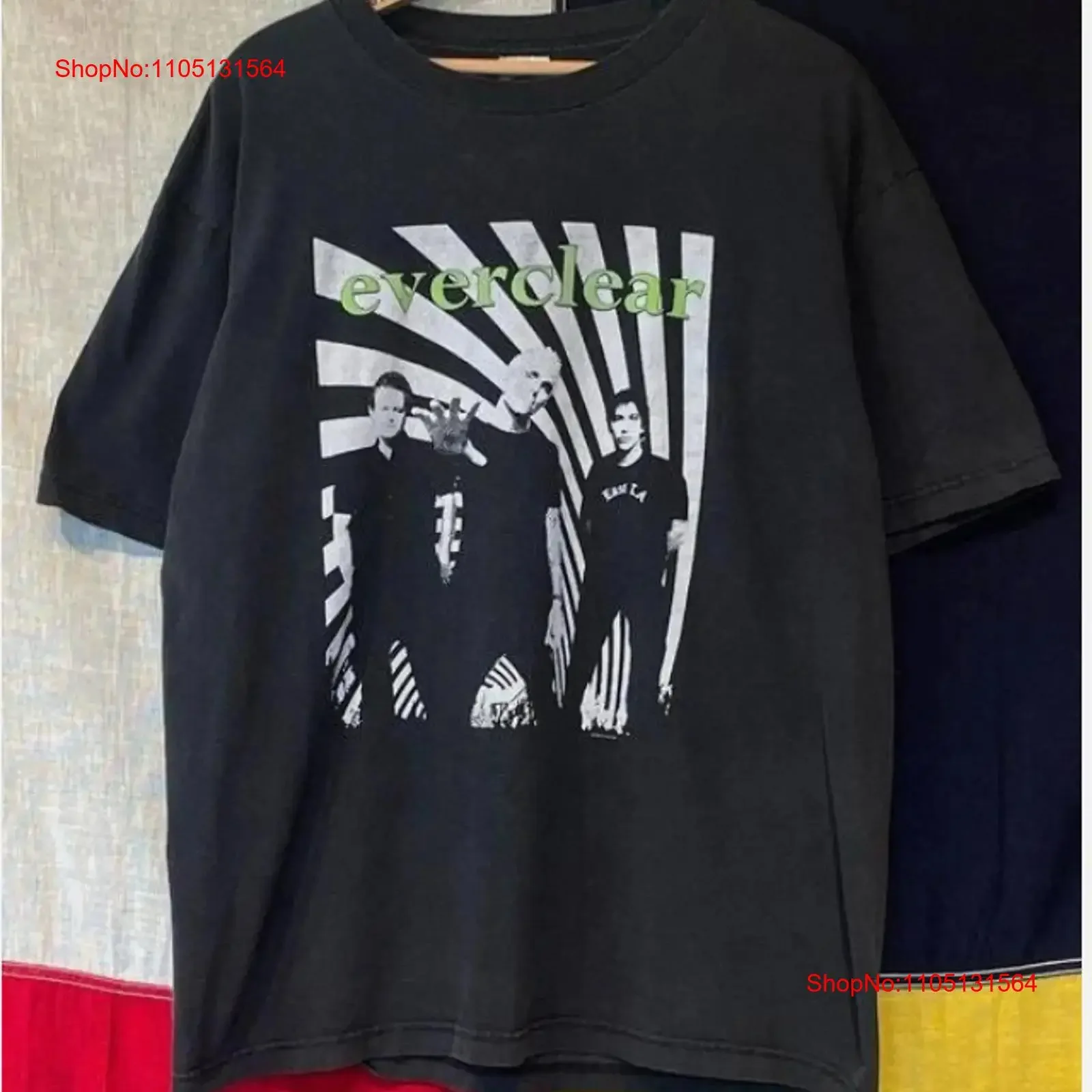 

ГОРЯЧАЯ новая группа Everclear для фанатов, полные размеры S 2345XL, винтажная потертая футболка для повседневной носки, дышащая дизайнерская одежда