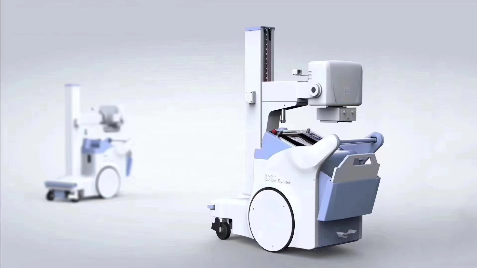 Digital mobile 500ma x-ray DR system machine