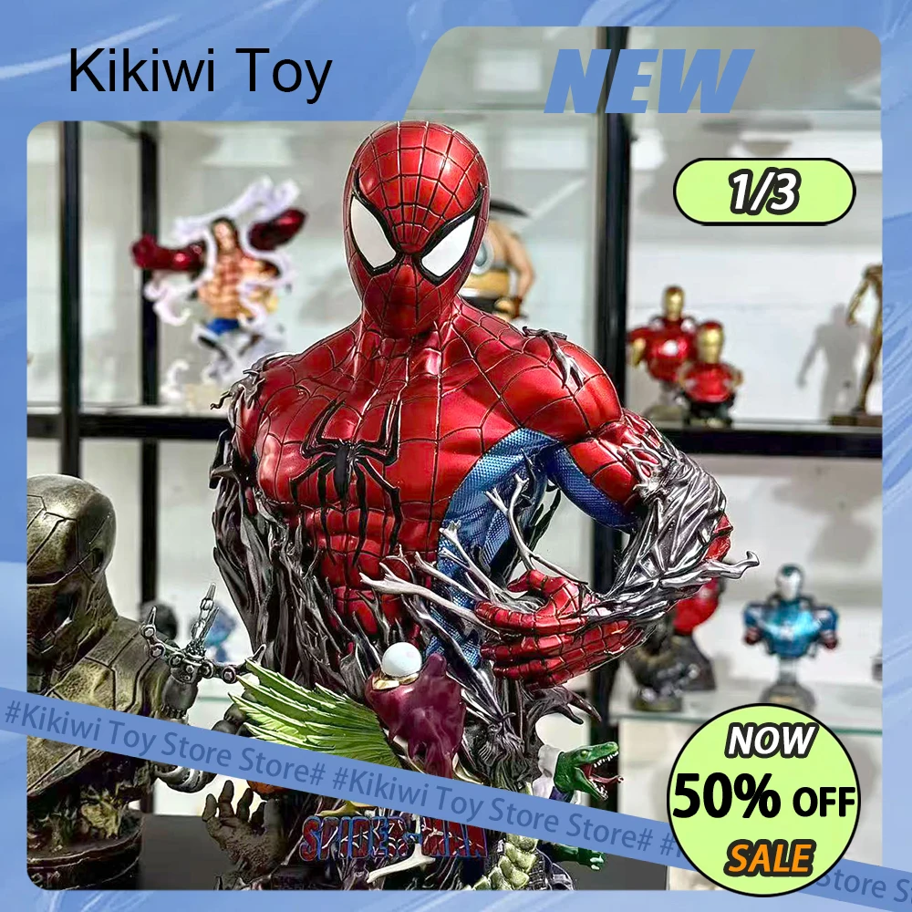 

1/3 The Avengers Movie Spider-Man Anime Figure Spiderman Surroundings Resin Model Scene Statue Figurine Collection Ornament Gift