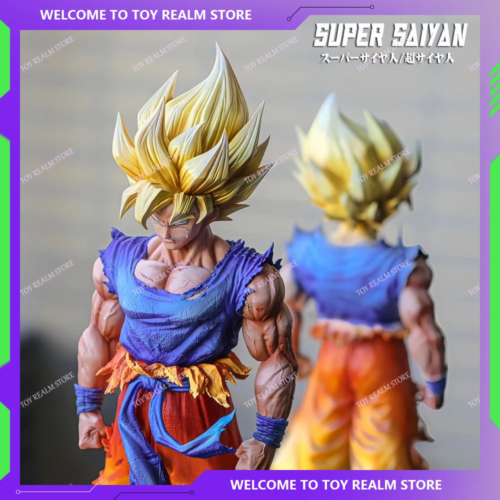 28CM Dragon Ball Z Goku Anime Figures VF Goku Figurine Model PVC Statue Action Figurine Collectible Desk Decoration Toy Gift