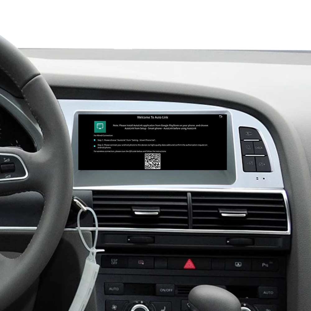أندرويد 14 سيارة الوسائط المتعددة CarPlay شاشة راديو لأودي A6 C6 4F 2005-2015 MMI 2G 3G نظام تحديد المواقع والملاحة ستيريو واي فاي بلوتوث