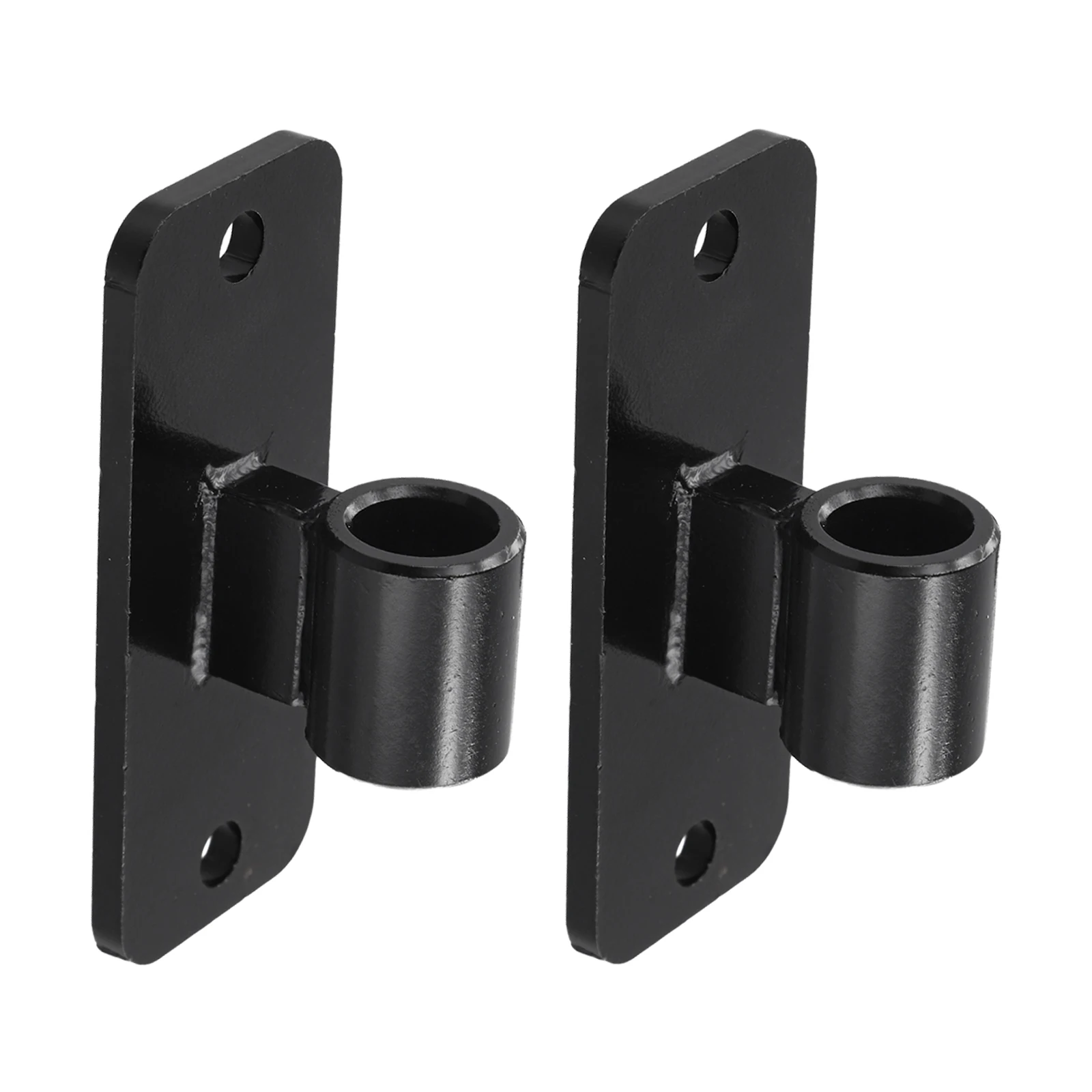 2Pack Wall Mount Gate Hinges Fit 5/8 Pin Chain Link Fence and Farm Use Galvanized Iron Construction 2Pack Wall