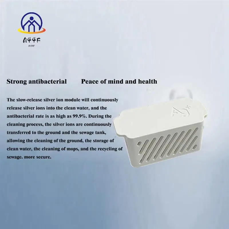 

A44F-Replacement Accessories For Roborock S8 Pro Ultra /S8+/S8 Vacuum Cleaner Bacteriostatic Silver Module+Main Brush Cover