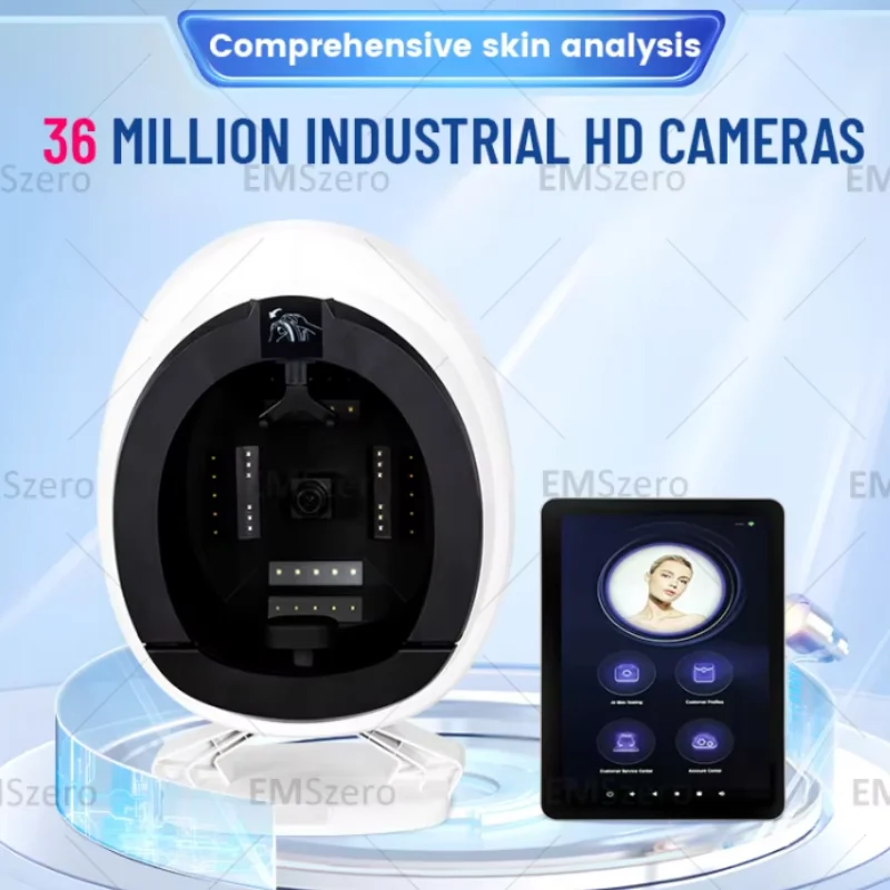 

Skin Health Detector 3D Intelligence Deep Facial Analysis Digital Skin Analyzer Portable Skin Testing Analyzer Machine
