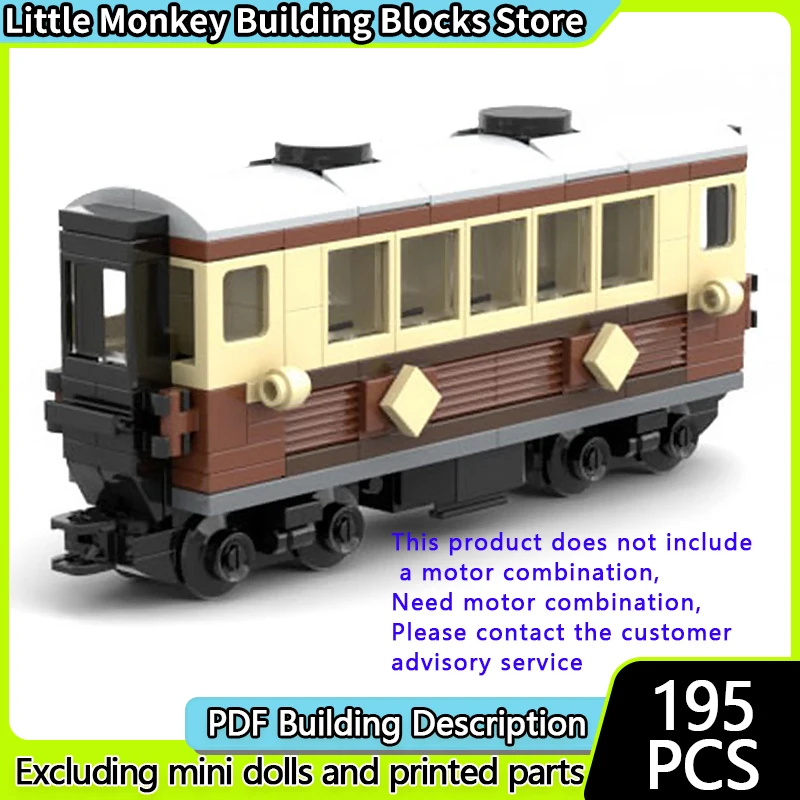 

City Car Model MOC Building Bricks Railway Train Freight Carriage Modular Technology Children Holiday Gifts Assemble Toys Suit