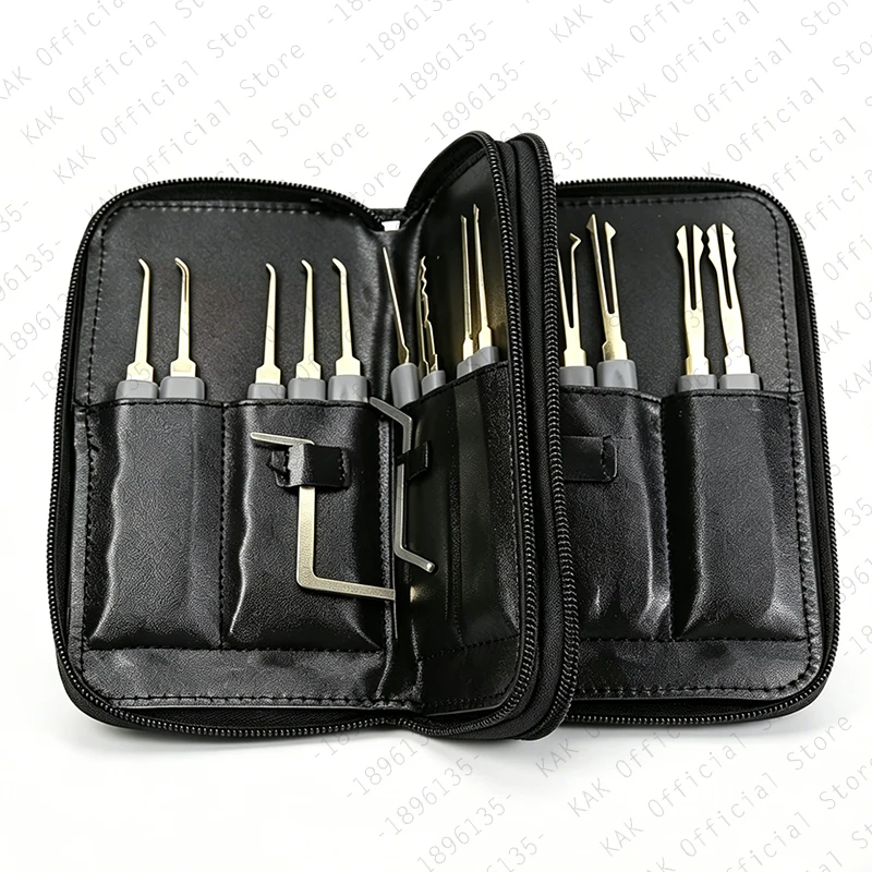 KAK 24Pieces Lock Pick Tools Kits and Extractor Set for Car Locks Ideal for Beginners and Professionals Locksmith Tool Set