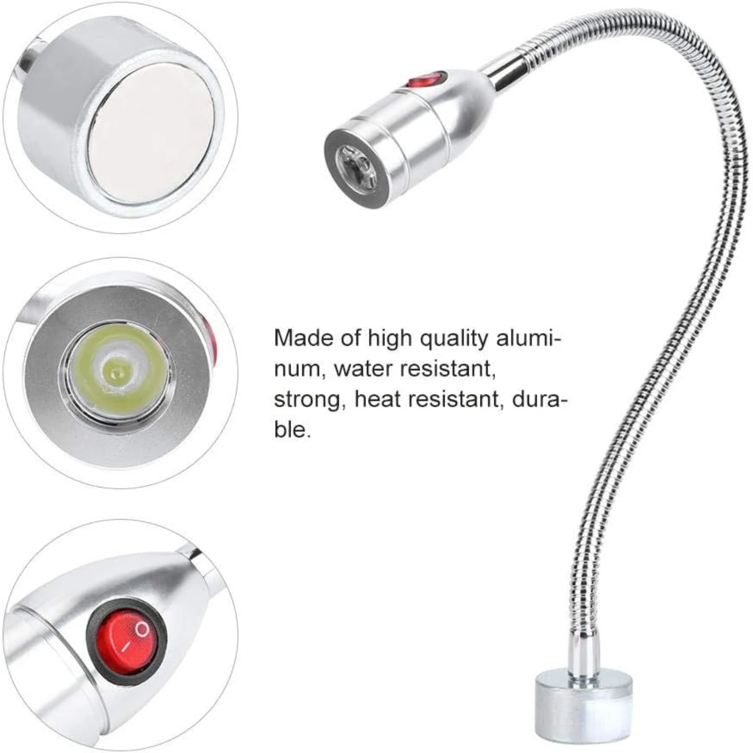 Enhanced Adjustable LED Desk Lamp with Excellent Eye Protection and Superior Versatility - Perfect Companion for Machine Tools, 