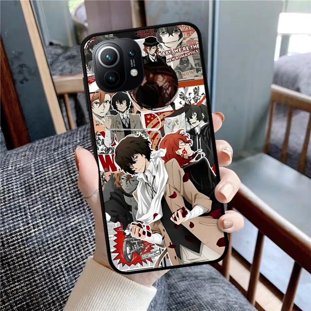 Bungou Stray Dogs Phone Case For Xiaomi Mi 5X 8 9 10 11 12 lite pro 10T PocoX3pro PocoM3 Note 10 pro lite