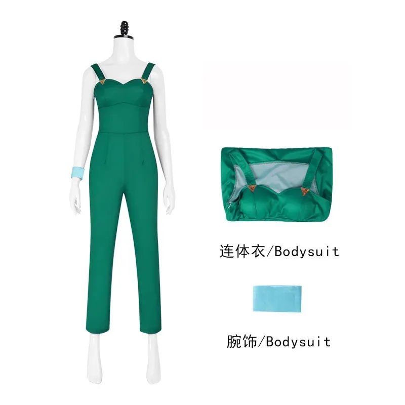 أنيمي غريب مغامرة حجر المحيط فو المقاتلين F · F FF تأثيري حلي الأخضر بذلة عموما هالوين لعب الأدوار البدلة sf/1