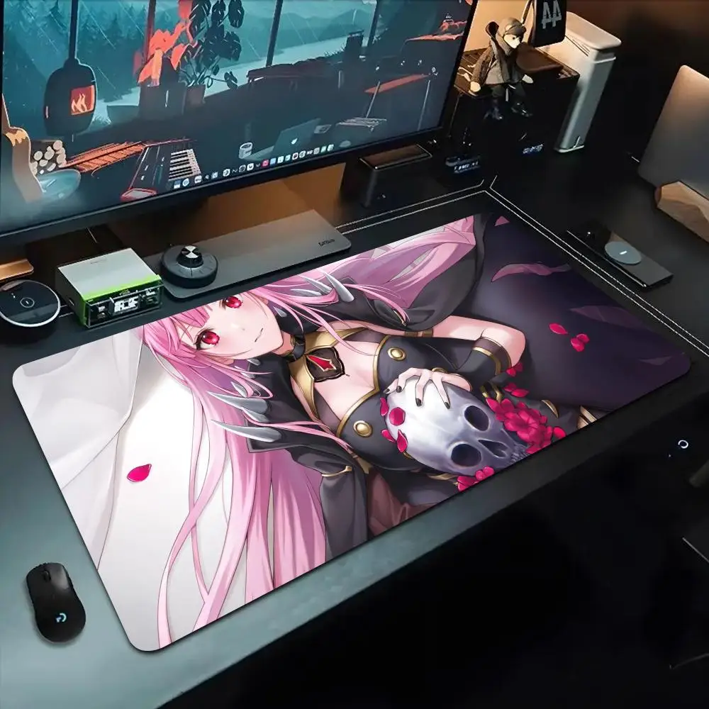 

Mori Calliope Mouse Pad 500X1000 mm Large Gaming Mousepad Gamer XL Rubber Otaku Keyboard Pad Laptop Desk Mat