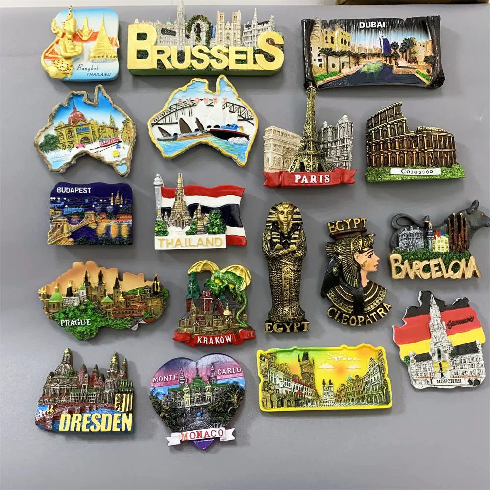 Fridge Magnets Dubai Thailand Thailand Egypt Sydney Australia Belgium Fridge Magnet Sticker World Travel Souvenir Magnetic