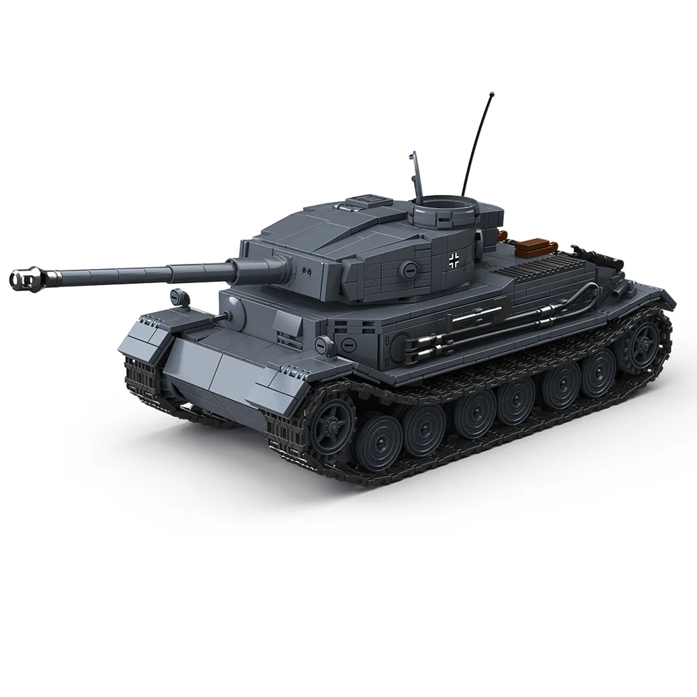 

World War 2 WW2 Army Military Soldiers Panzerkampfwagen VI Tiger Heavy Tank Model Building Blocks Bricks Toys For Children
