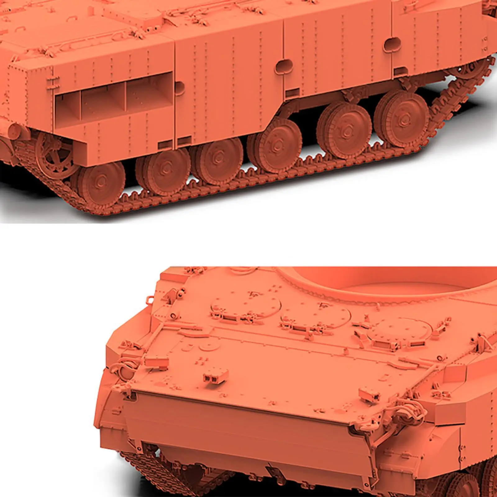 

1/72 Armored Tank Model Tracked Crawler Chariot Craft Miniature Armored Vehicles for Kids Boys Adults Party Favors Collection