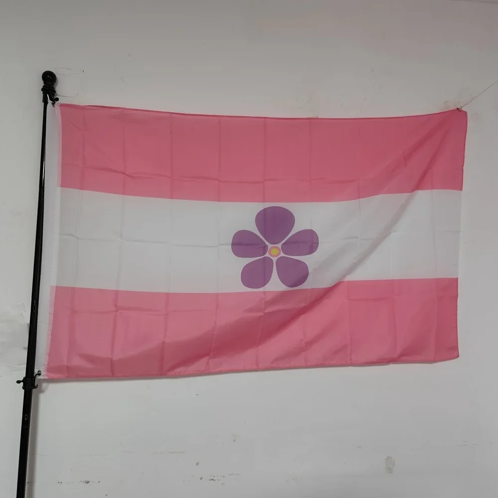 

Sapphic Pride Rainbow Flag Polyester Banner - 90x150cm LGBTQ+ Wall Decor, Multicolor Outdoor Celebration Banner