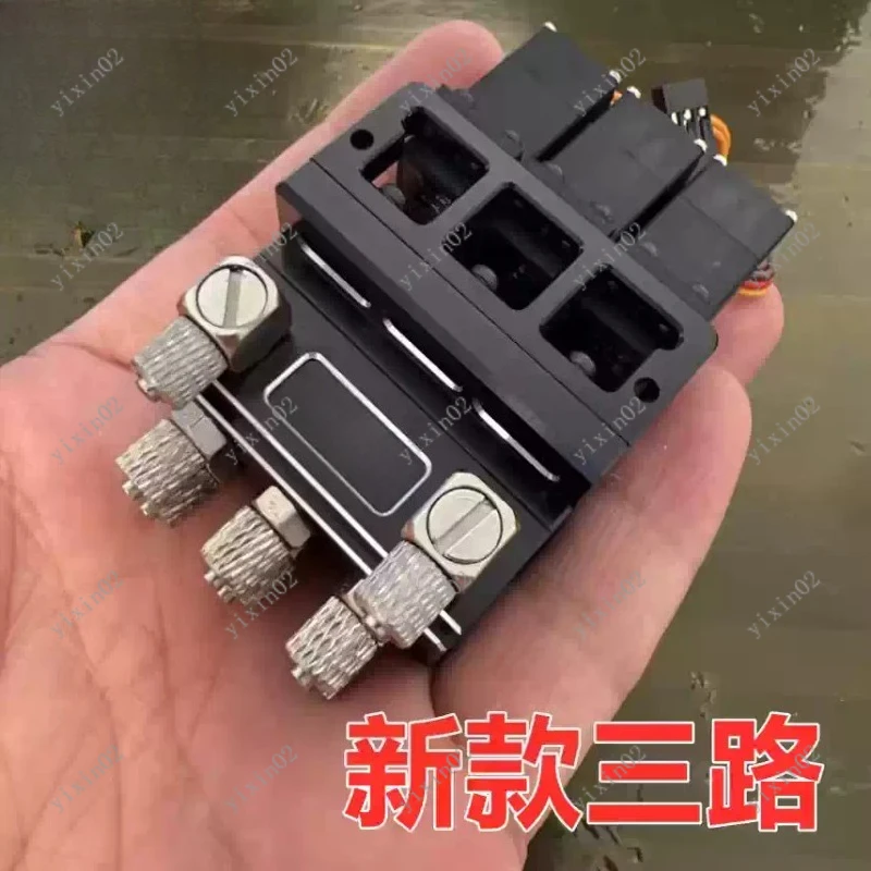 Mini Hydraulic Reversing Valve RC Part for Simulation Excavator Loader Model Assembly