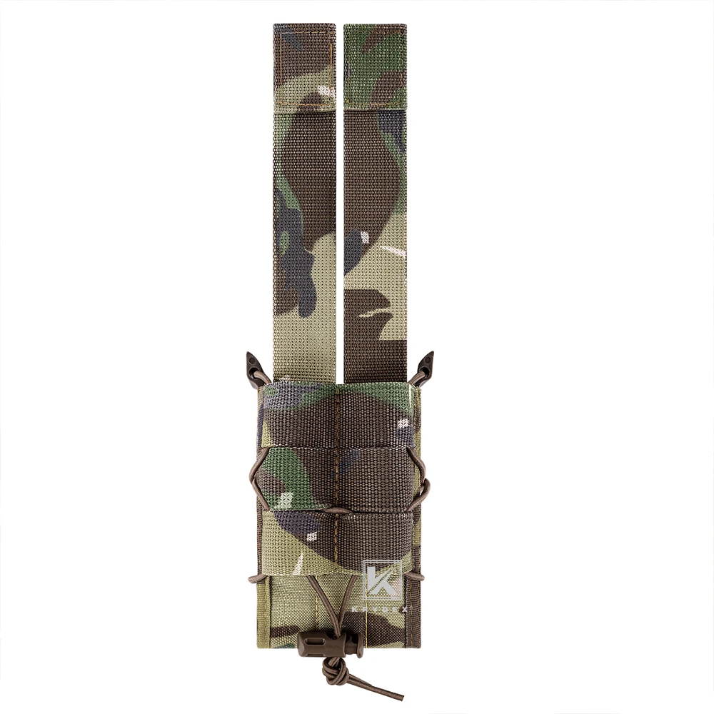 KRYDEX-Tactical 5.56 Magazine Pouch, M4, AR15 Rifle, Único Camo Mag Bolsas, Molle Holder, Caça, Airsoft, Paintball, CS Gear