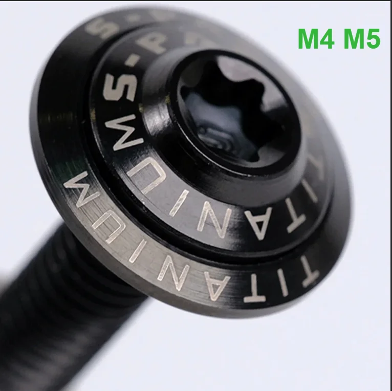 

M4/M5/M6/M8 + Washer GR5 Titanium Alloy Mushroom Head Bolt for Locomotive Modification