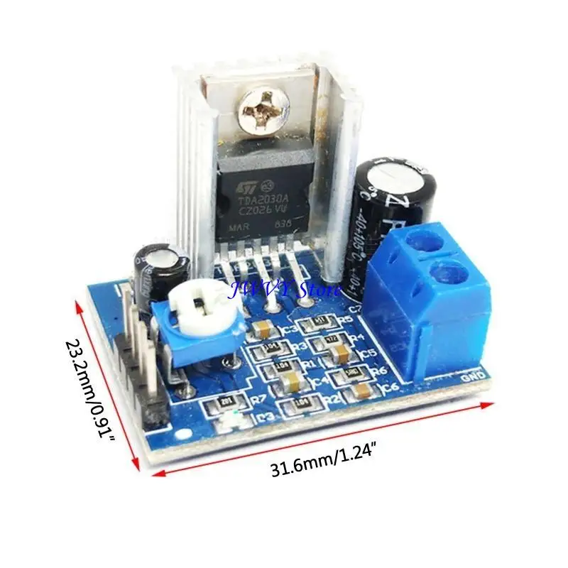 573A TDA2030 MONO AMPLIFICADOR PLACA 18W 6-12V POWER AMP AMPLIFICADOR AMPLIFICADOR