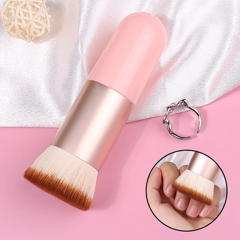 Professional Nail Dust Cleaning Brush Manicure Brush Large Powder Blush Brush Salon Makeup Beauty Nail Accessories Tools