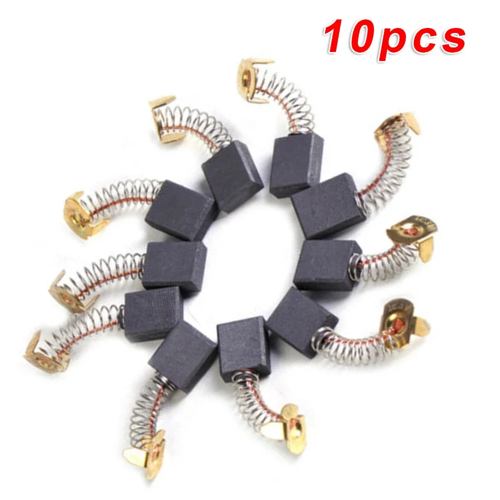 Power tool Carbon Brush Replacement Rotary Wire leads 10pcs Cut off saw Electric Motor Engine Parts Convenient