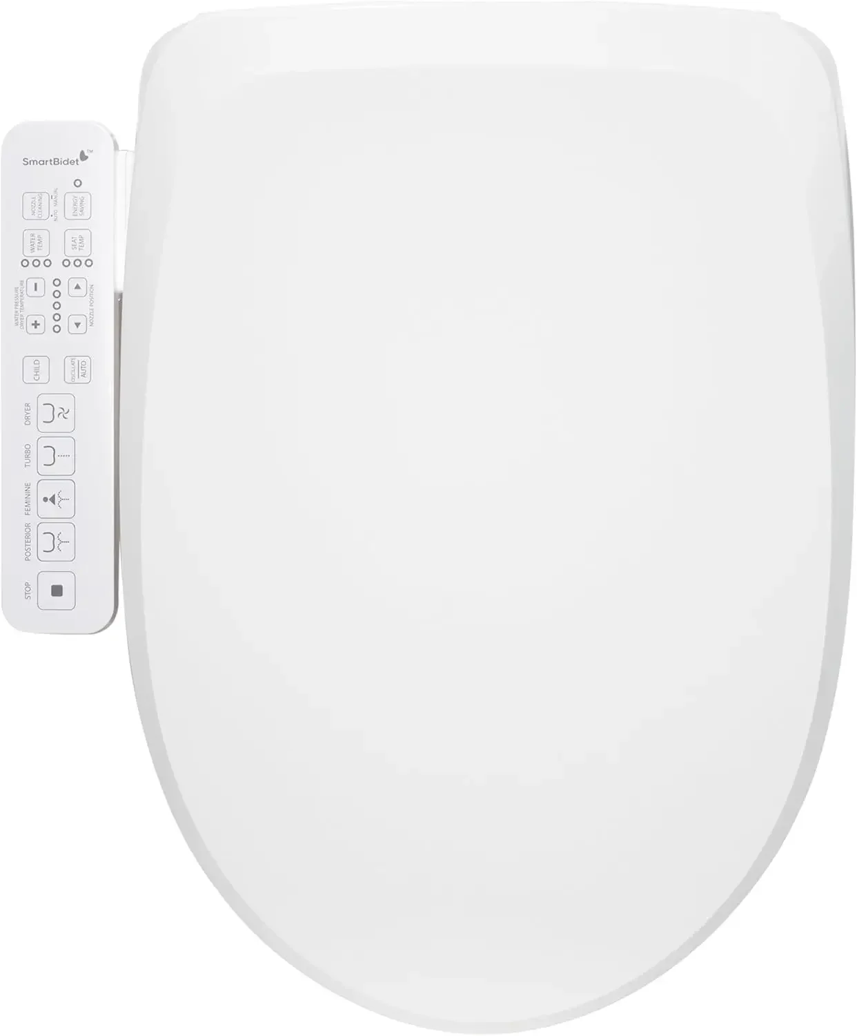 ® SB-2600 Electric Smart Bidet™ Seat Unlimited Hot Water - Electronic Heated Toilet Seat with Warm Air Dryer and Temperature Con